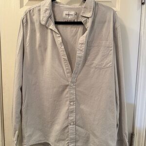 Goodfellow & Co Light Gray Casual Button-Down Shirt